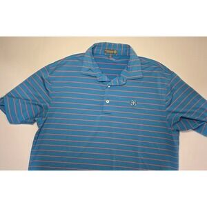 Peter Millar Summer Comfort Mens Size M Short Sleeve Polo Shirt‎